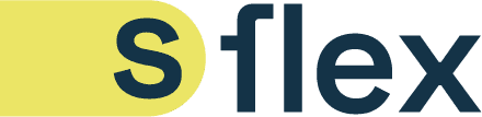 sflex logo blau gelb